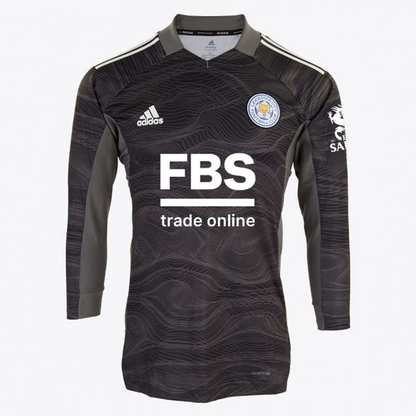 Thailande Maillot Football Leicester City Gardien ML 2021-22 Noir